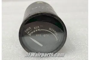 2" Vintage Airbus A310 Aircraft Hydraulic Fluid Quantity Indicator, EA401-8
